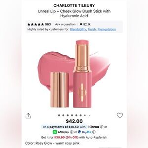 Charlotte Tilbury Rosy Glow Lip & Cheek Stick